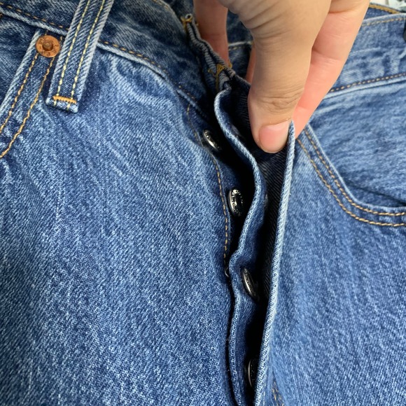 Levis Straight Leg Jeans Womens Size 25 Cw-4717 3629 - Picture 5 of 14